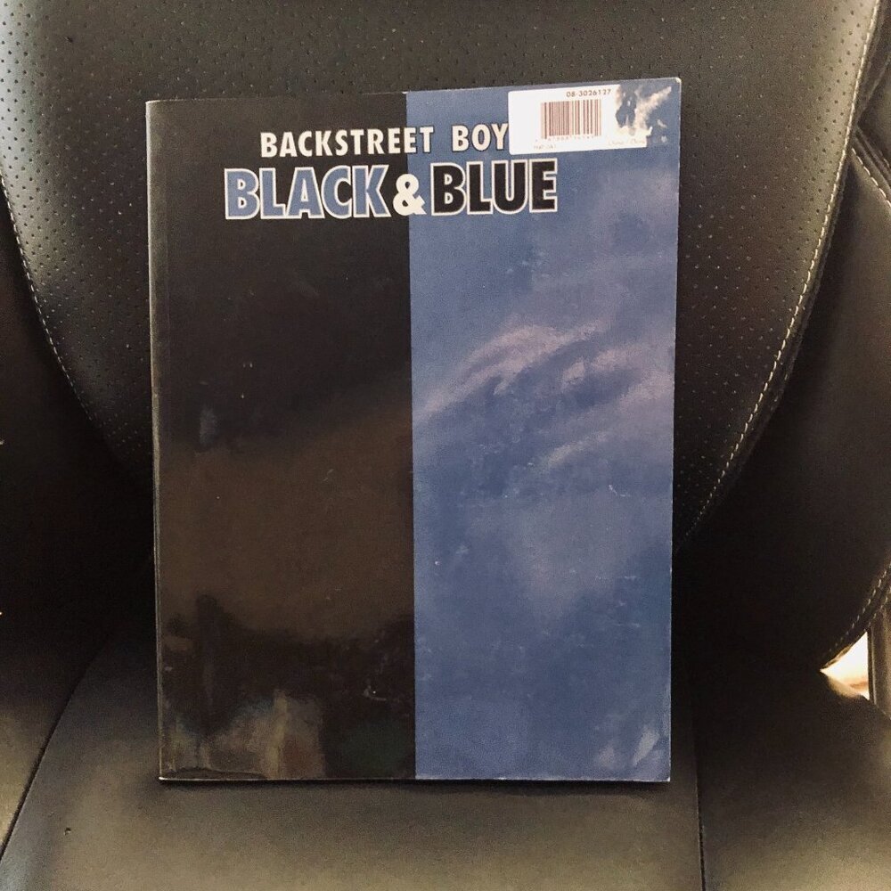 Backstreet Boys BSB Song book Black & Blue Piano Vocal Guitar Sheet Music Book